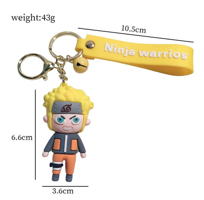 Ninja Naruto Character Yellow you-gi-oh Keychain