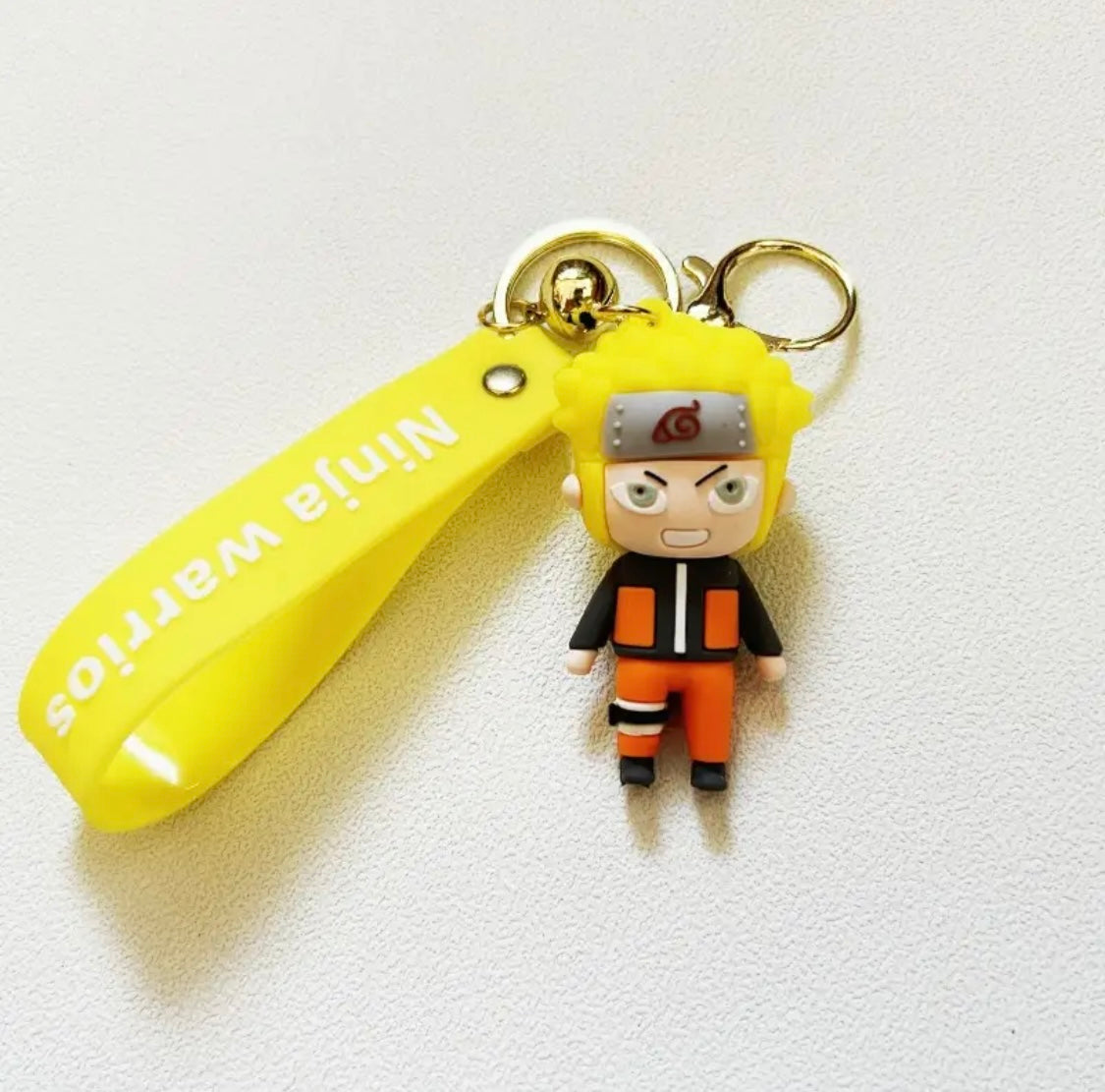 Ninja Naruto Character Yellow you-gi-oh Keychain