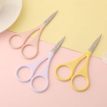 Precision Beauty Scissors – Curved Elbow Design for Facial & Eyebrow Grooming