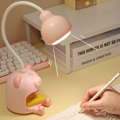 Cute Bear Eye protection table lamp with holder