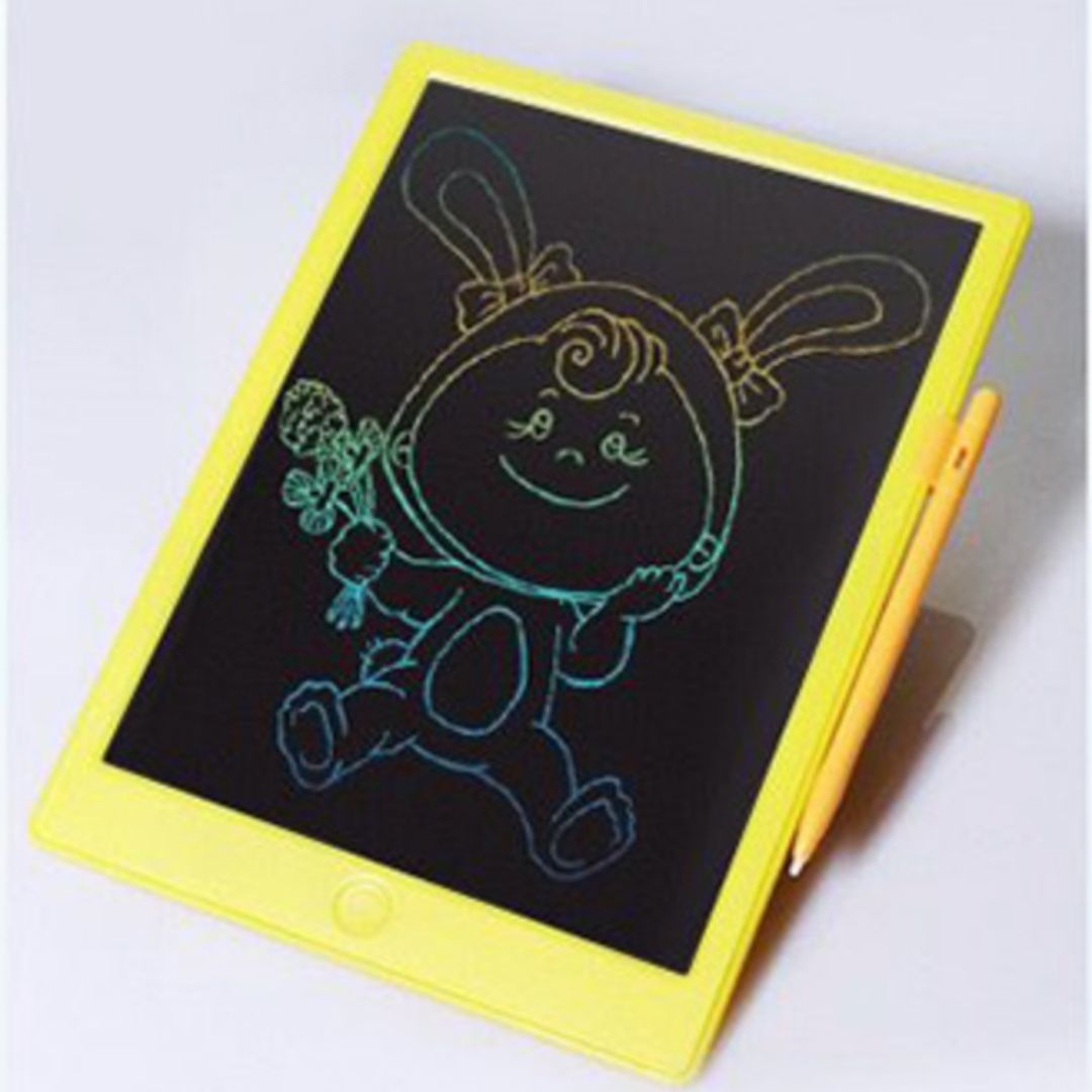 11-Inch LCD Drawing Board – Reusable Digital Painting Tablet (Yellow)