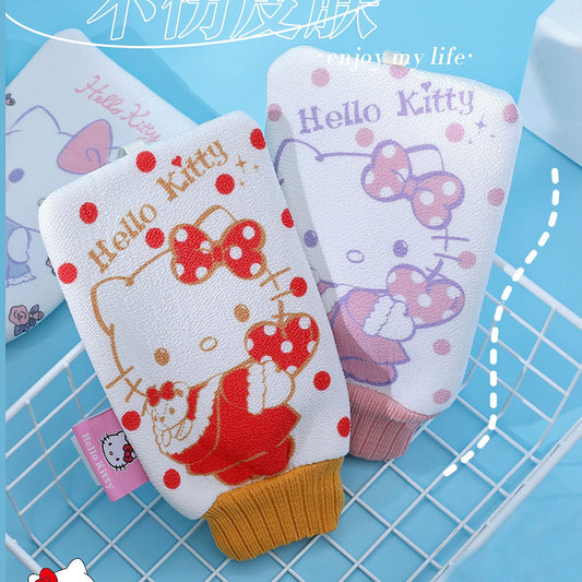 Hello Kitty Bath Gloves – Soft & Exfoliating Shower Scrub Mitts