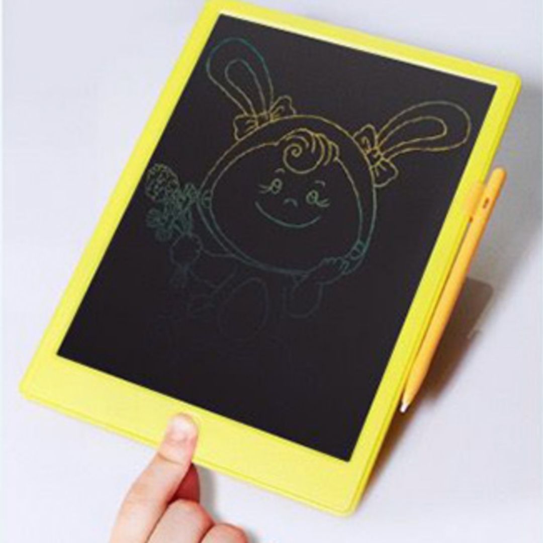 11-Inch LCD Drawing Board – Reusable Digital Painting Tablet (Yellow)