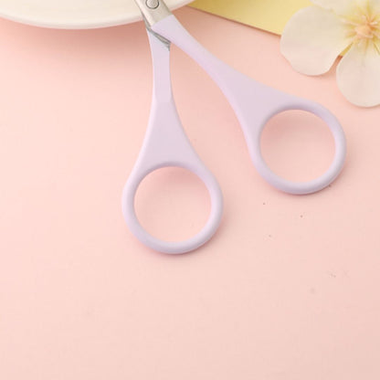 Precision Beauty Scissors – Curved Elbow Design for Facial & Eyebrow Grooming