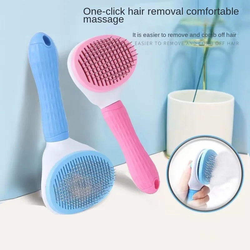 New Pet Comb Stainless Steel Needle Comb Dog And Cat Hair Removal Floating Hair Cleaning Beauty Skin Care Pet Dog Cleaning Brush