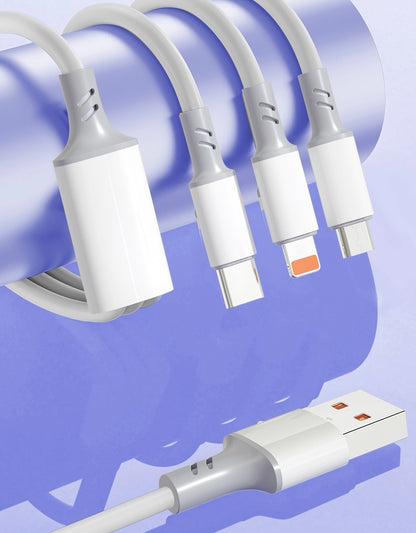 3-in-1 Multi-Purpose Data Cable – Universal Charging & Data Solution